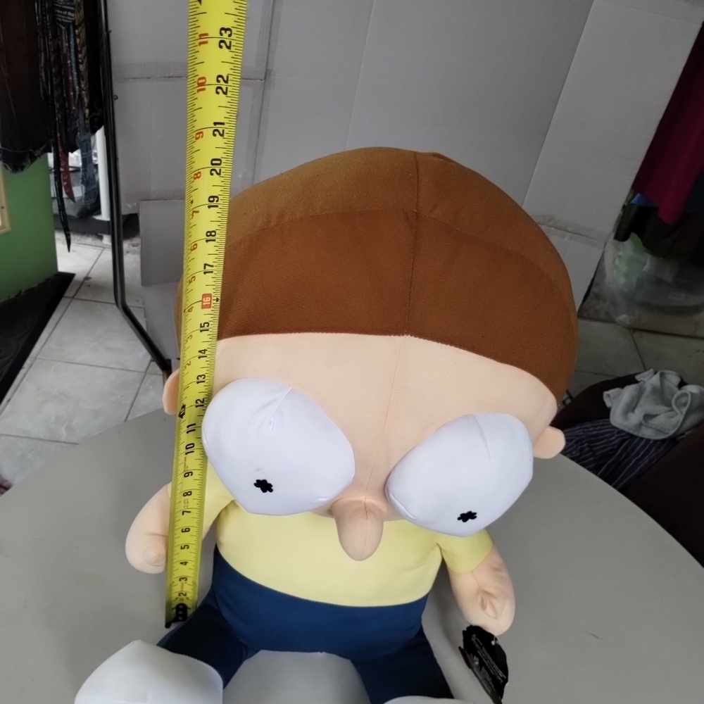Rick & Morty Toy Factory Adult Swim Morty Plush Toy 20" Fan Merch - Picture 6 of 8